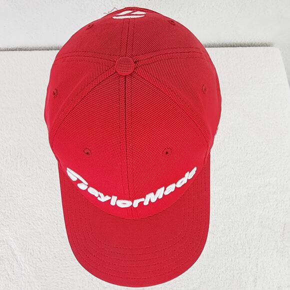 TaylorMade SLDR Tour Preferred Red White Golf Baseball Cap. EUC. One size - Picture 6 of 10